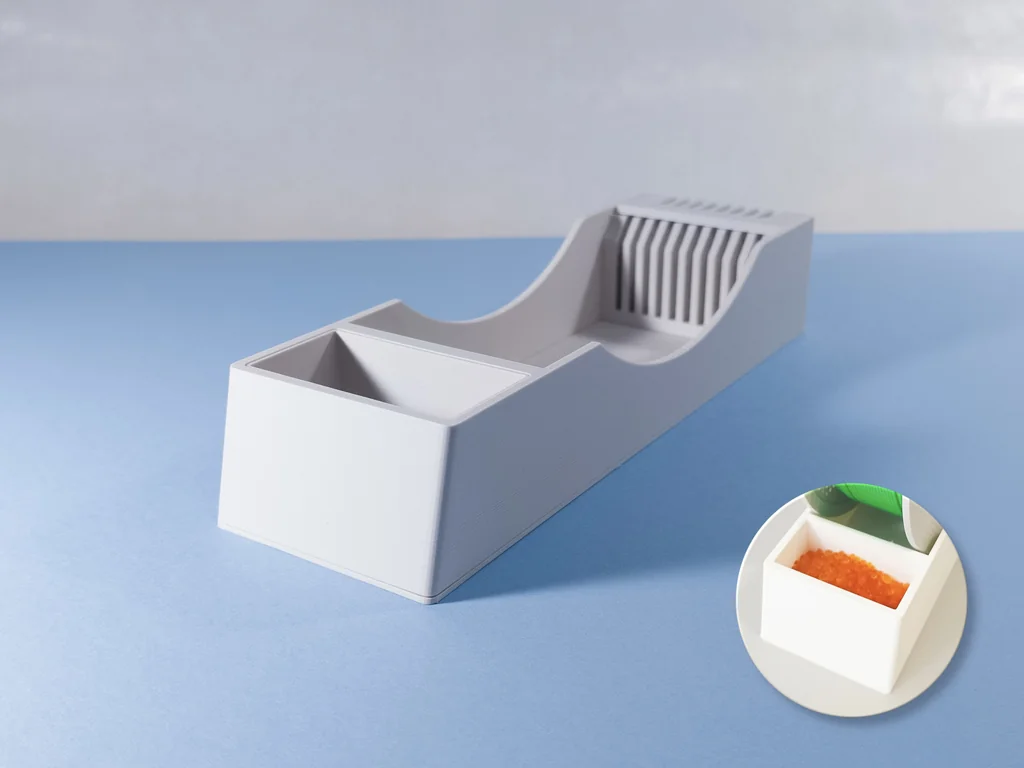 3D модель Держатель катушек с термометром и гигрометром - фото 4