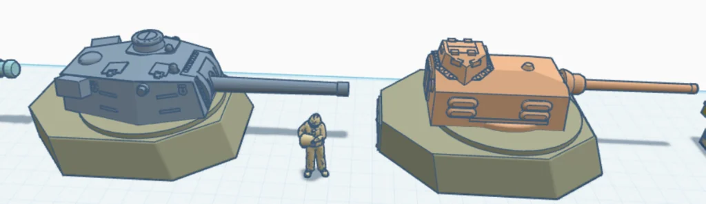 3D модель Моделі турелів для настільної гри Trench Crusade - фото 5