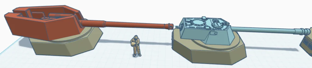 3D модель Моделі турелів для настільної гри Trench Crusade - фото 6