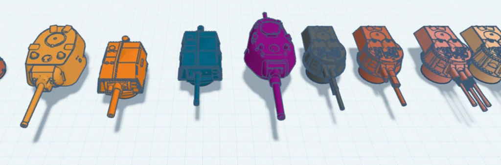 3D модель Моделі турелів для настільної гри Trench Crusade - фото 8