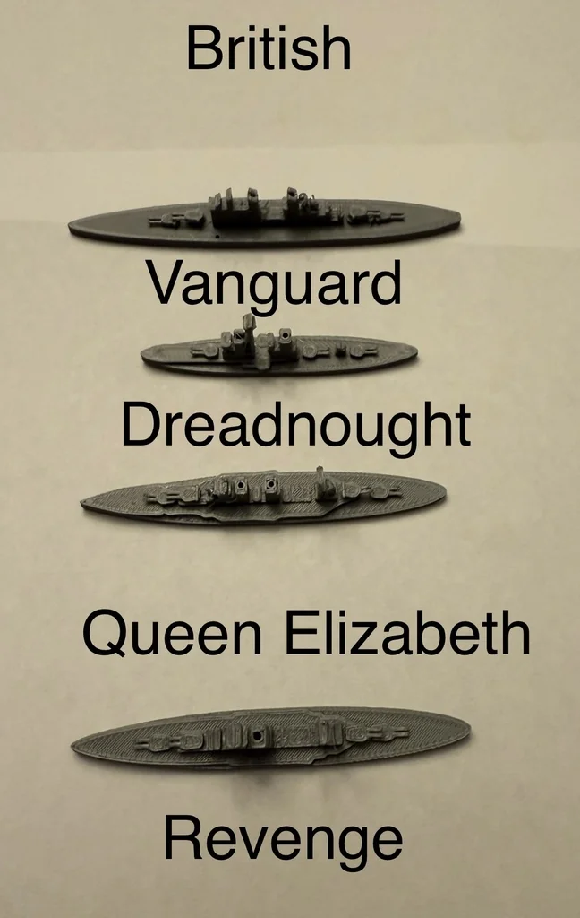 3D модель World War II Battleship Models, 1/2400 Scale - фото 4