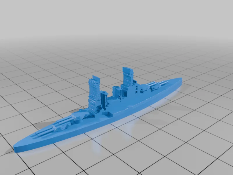3D модель World War II Battleship Models, 1/2400 Scale - фото 13