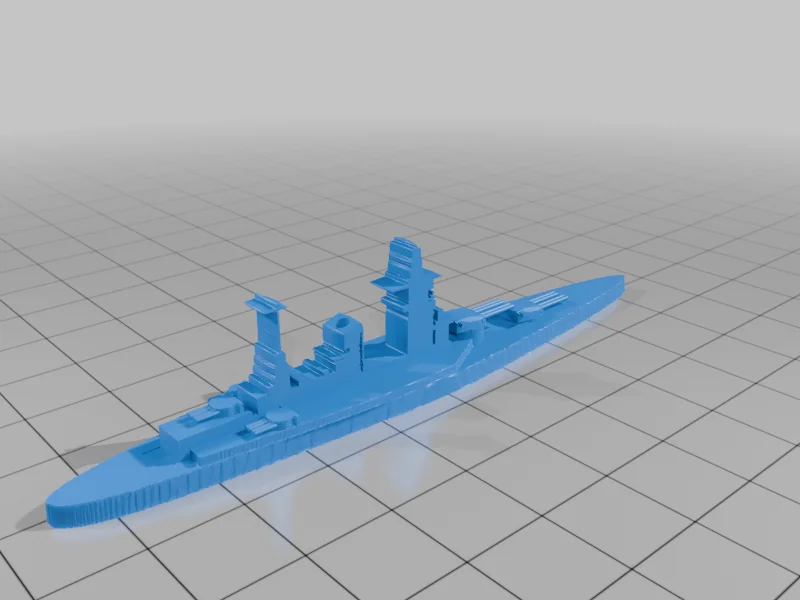 3D модель World War II Battleship Models, 1/2400 Scale - фото 17