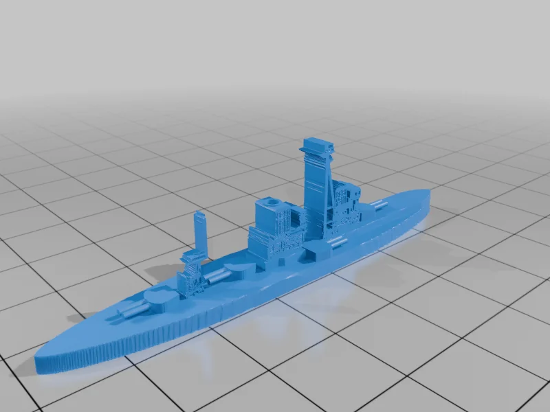 3D модель World War II Battleship Models, 1/2400 Scale - фото 19