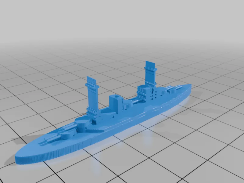 3D модель World War II Battleship Models, 1/2400 Scale - фото 20