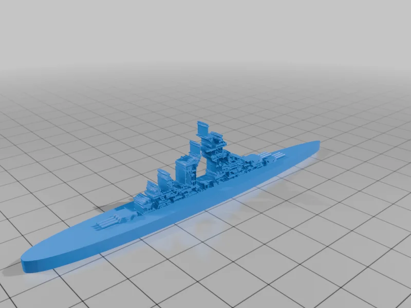 3D модель World War II Battleship Models, 1/2400 Scale - фото 21