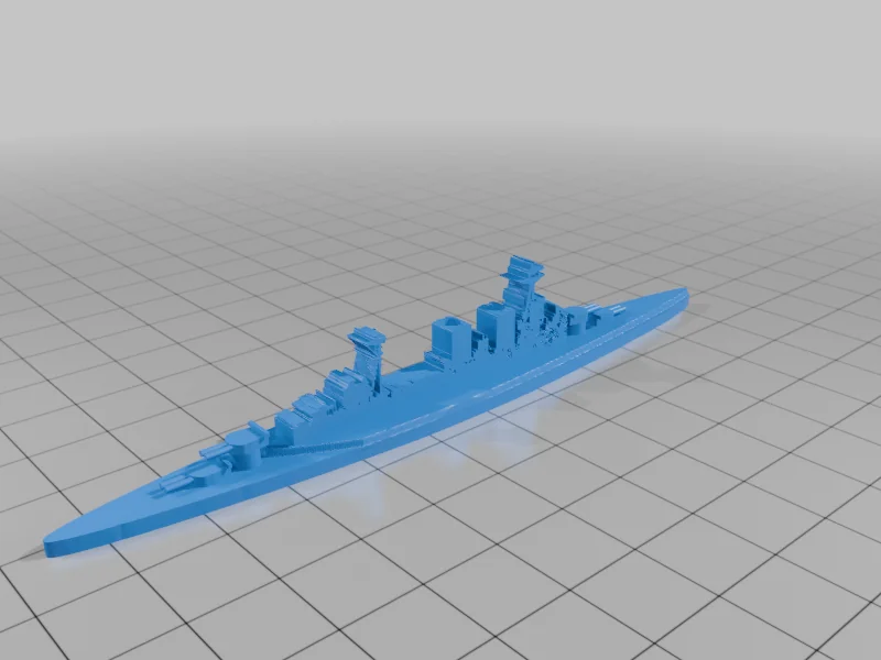 3D модель World War II Battleship Models, 1/2400 Scale - фото 23