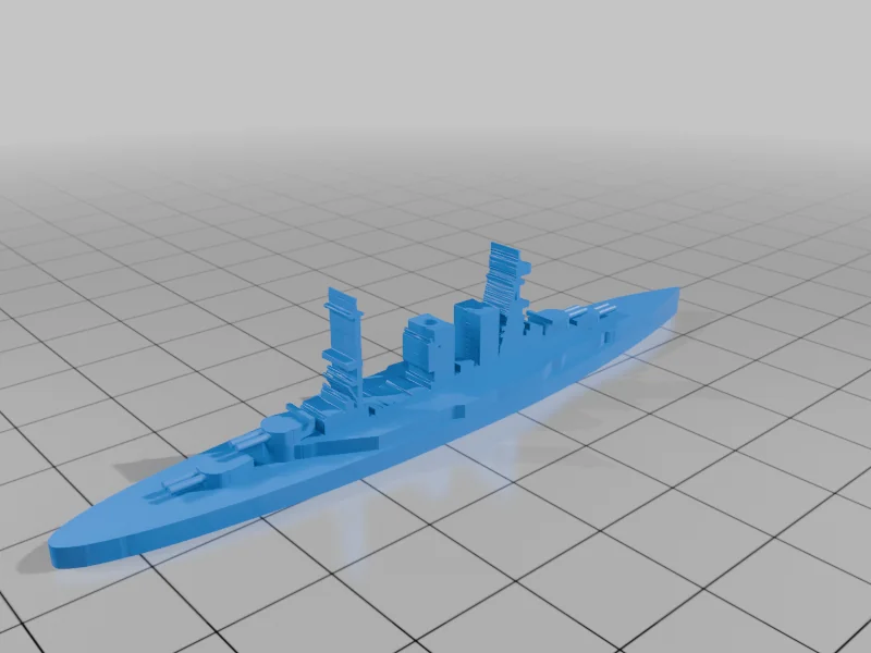3D модель World War II Battleship Models, 1/2400 Scale - фото 26