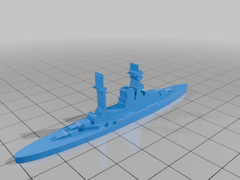 3D модель World War II Battleship Models, 1/2400 Scale - фото 29