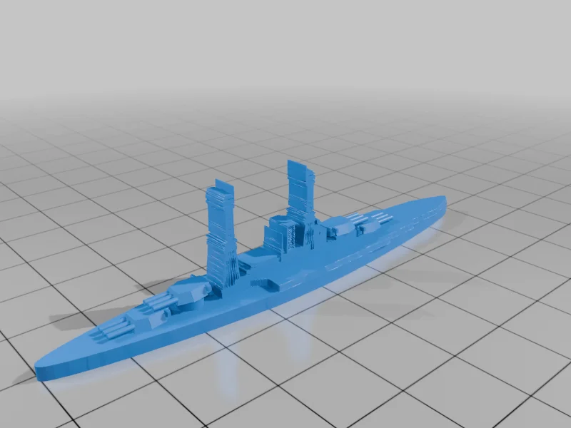 3D модель World War II Battleship Models, 1/2400 Scale - фото 31