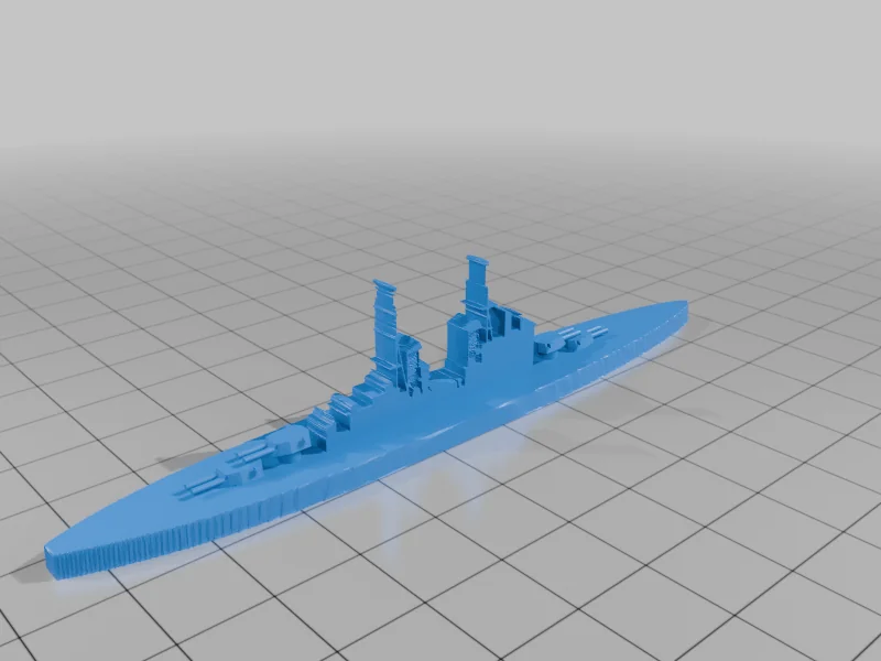 3D модель World War II Battleship Models, 1/2400 Scale - фото 34