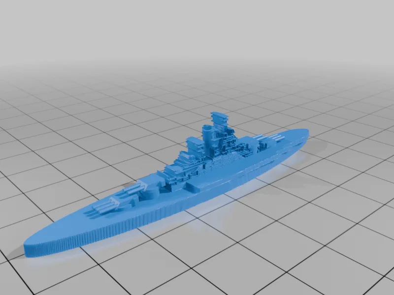 3D модель World War II Battleship Models, 1/2400 Scale - фото 36