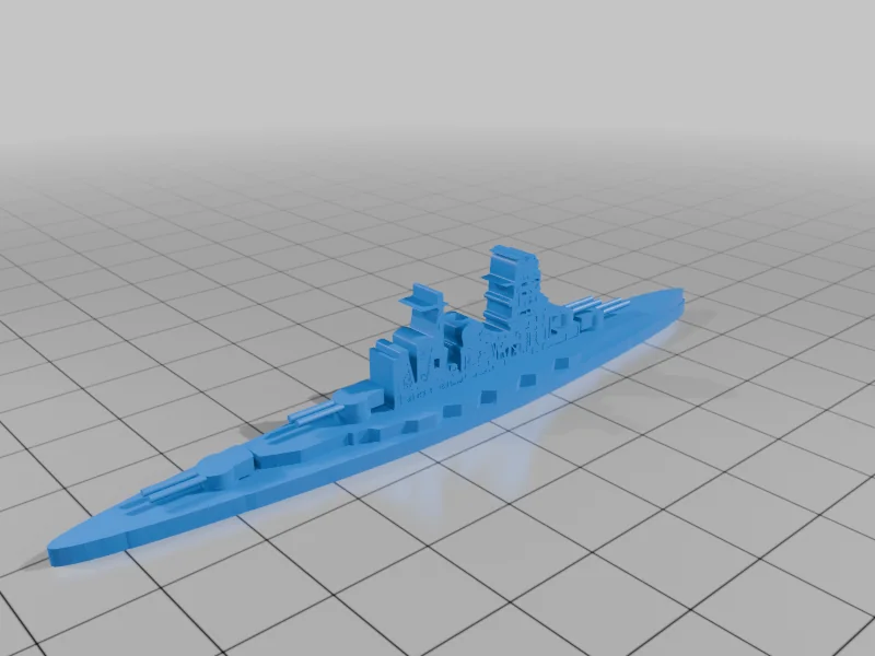 3D модель World War II Battleship Models, 1/2400 Scale - фото 37