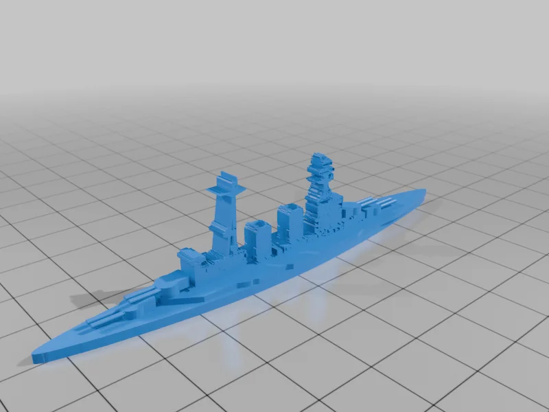 3D модель World War II Battleship Models, 1/2400 Scale - фото 38