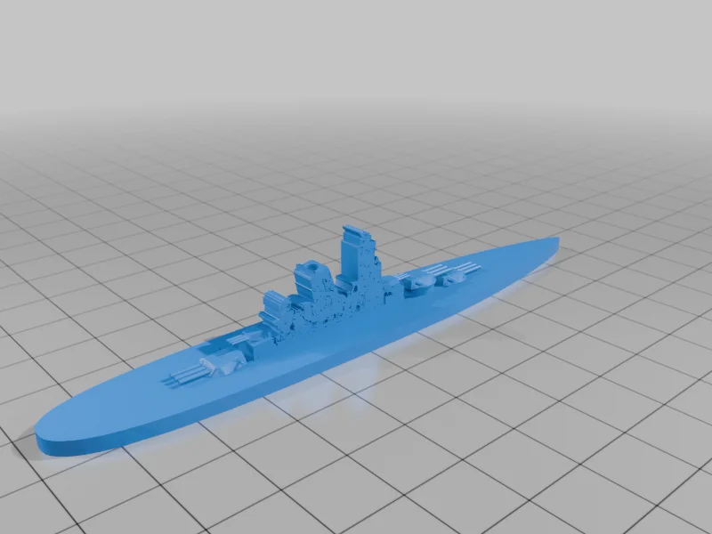 3D модель World War II Battleship Models, 1/2400 Scale - фото 39