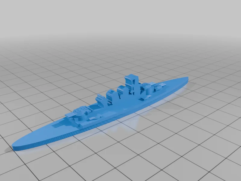 3D модель World War II Battleship Models, 1/2400 Scale - фото 40