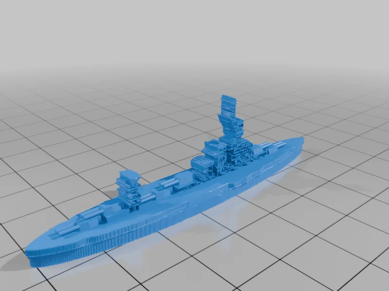 3D модель World War II Battleship Models, 1/2400 Scale - фото 41