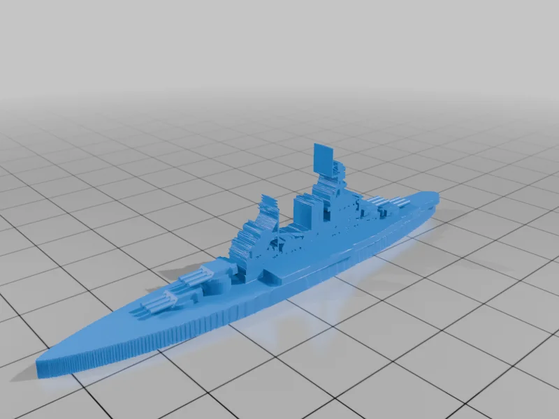 3D модель World War II Battleship Models, 1/2400 Scale - фото 43