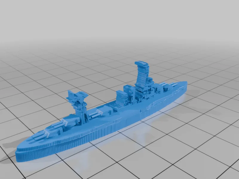 3D модель World War II Battleship Models, 1/2400 Scale - фото 44