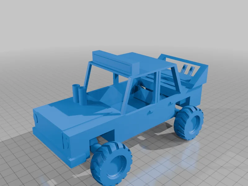 3D модель Модель автомобіля Симпсонів - фото 1