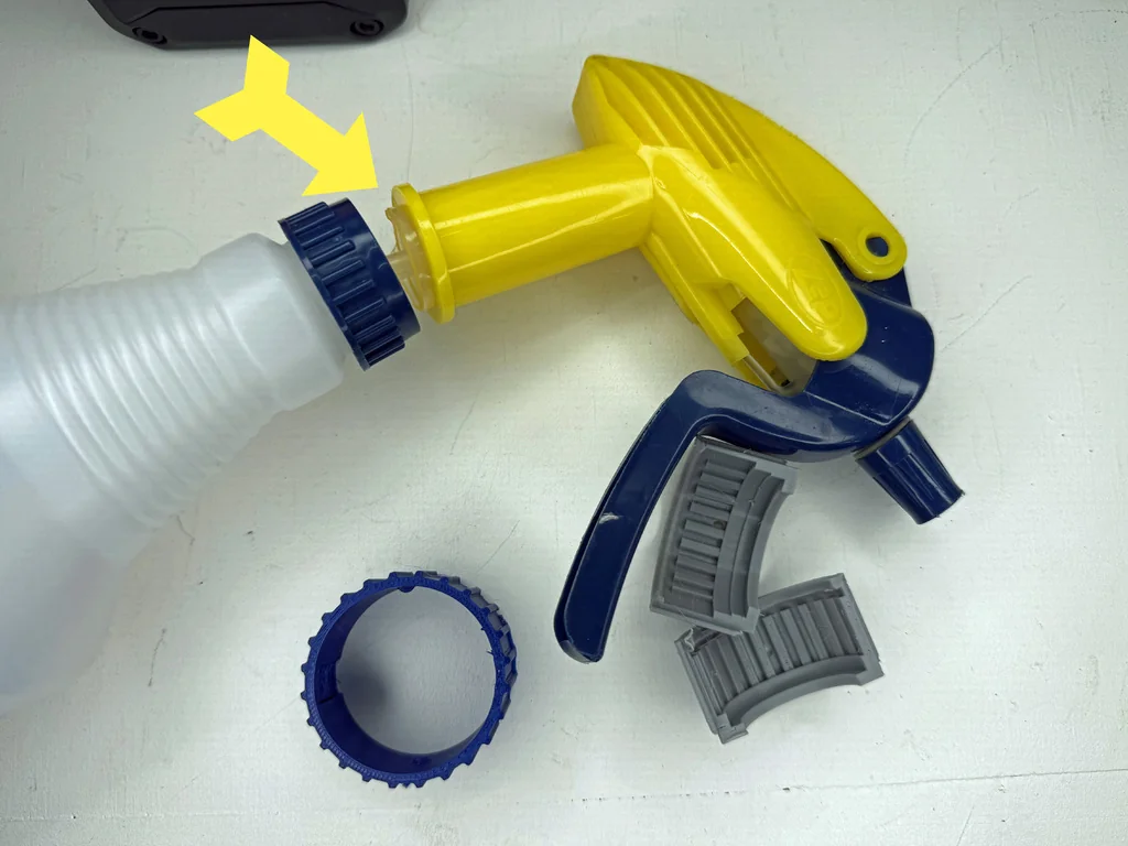 Ремонт распылителя ZEP Professional с поломкой шейки