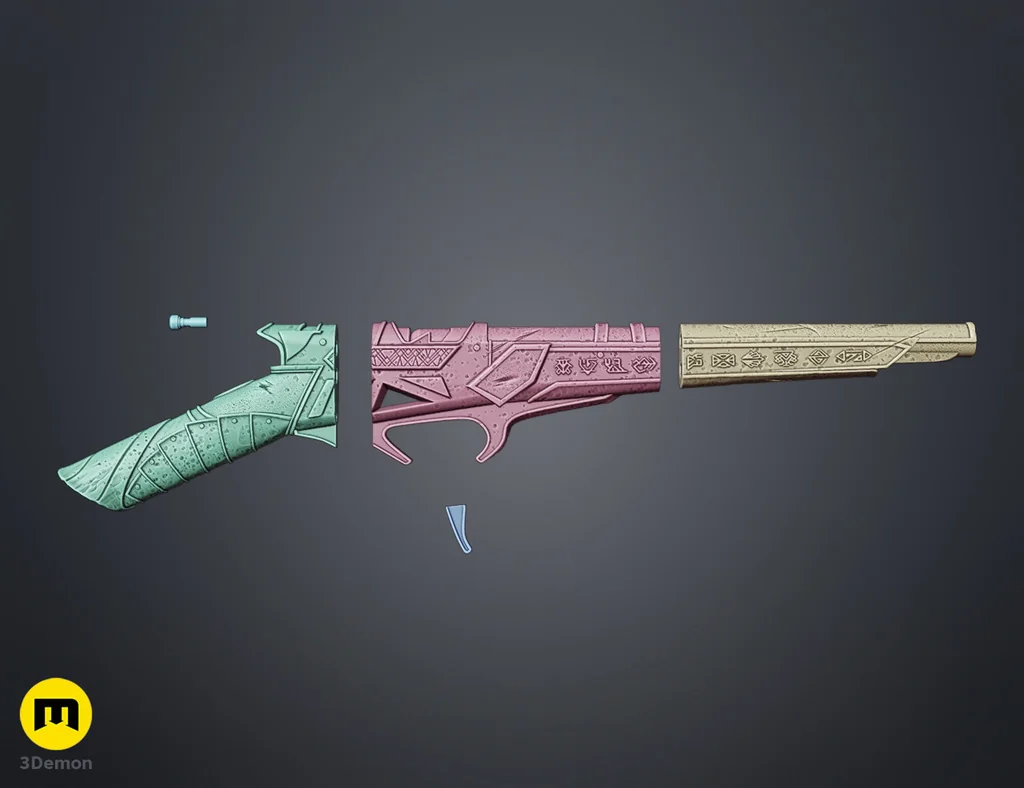 3D-модель оружия Густава из Expedition 33