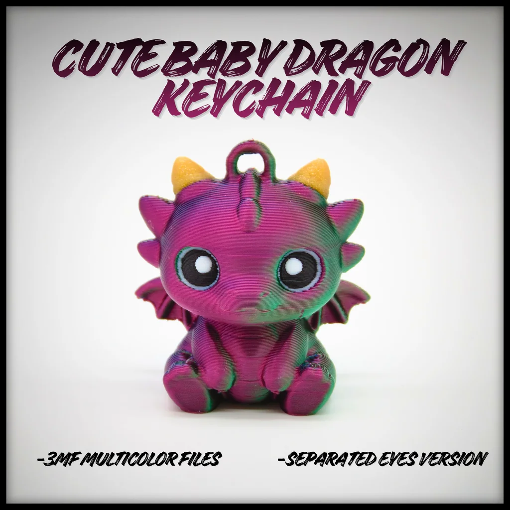 Милый брелок с дракончиком