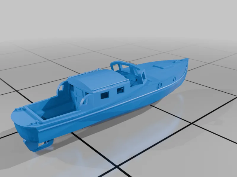 Kriegsmarine Capitain Gig 9m - Модель 1:400