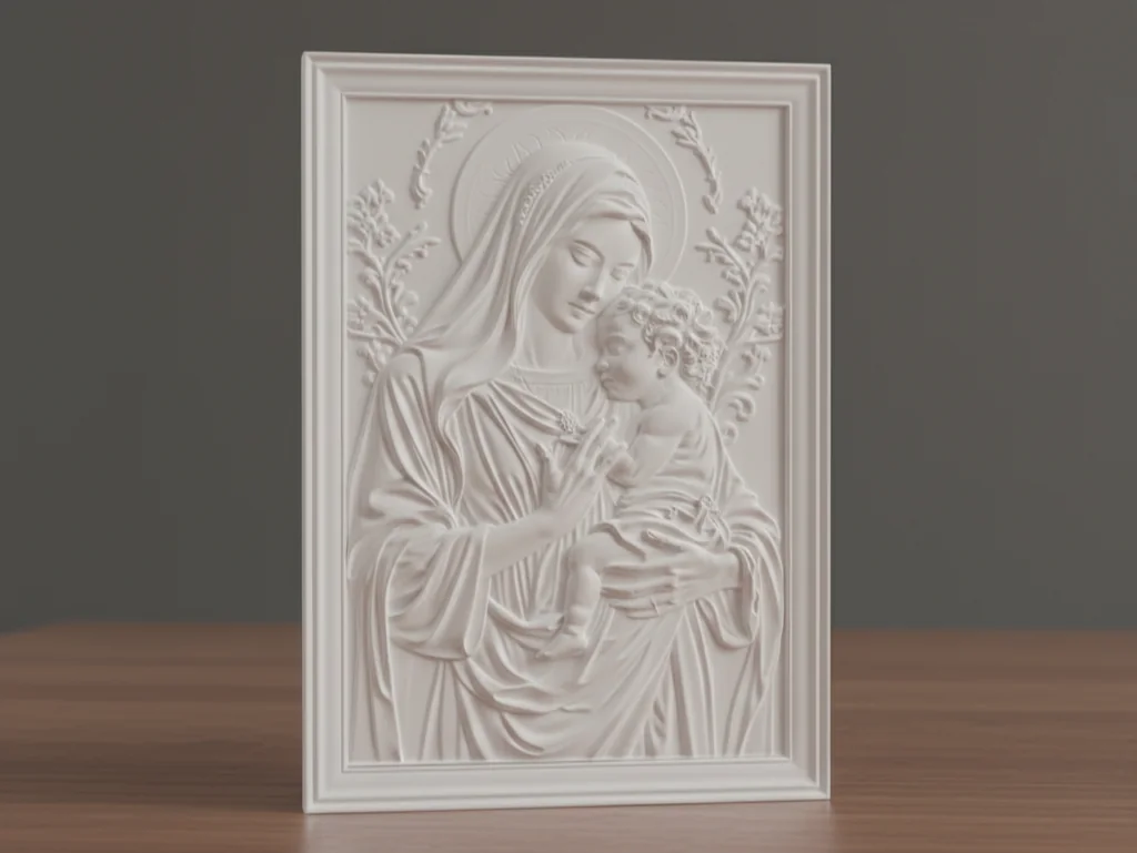Рельеф Девы Марии