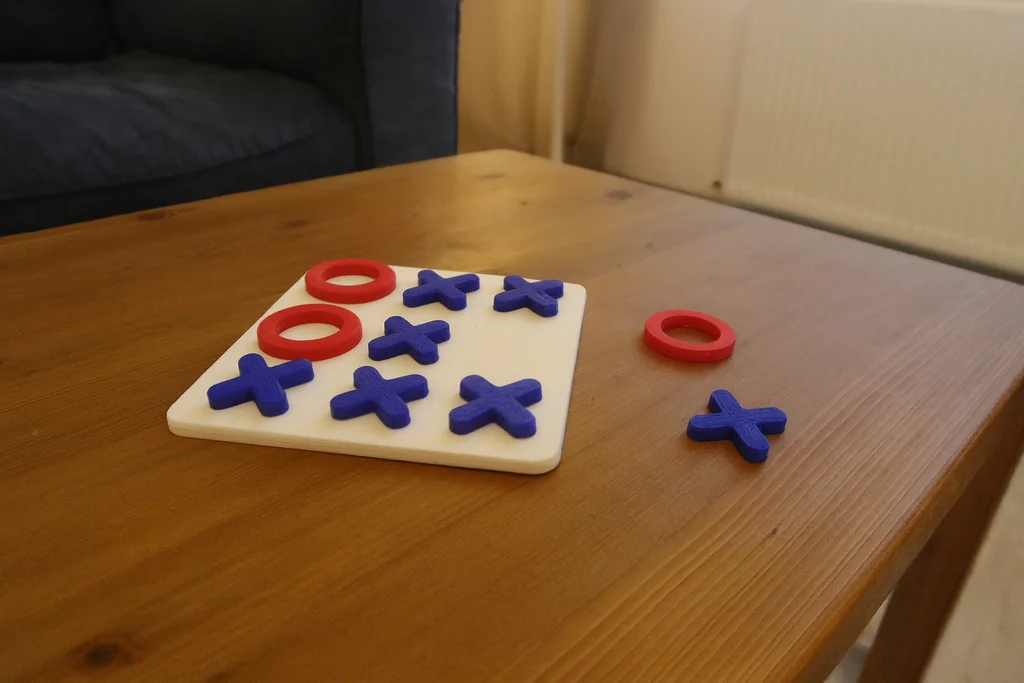 Настольная игра Крестики-Нолики с 3D-печатью