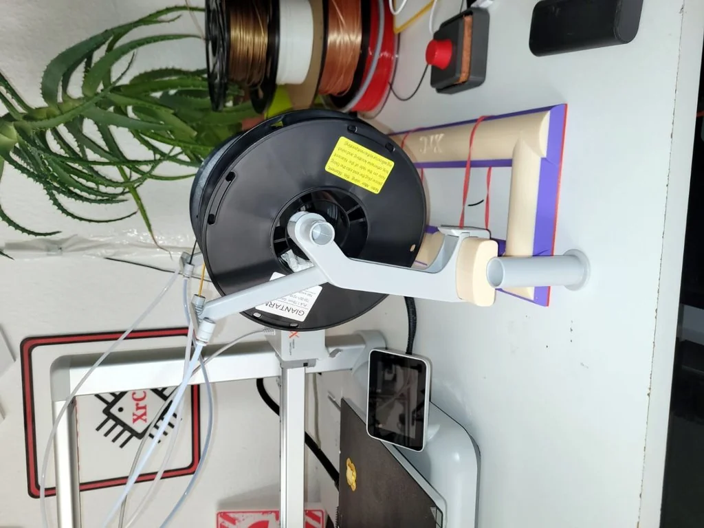 Anycubic Kobra X - Филаментный держатель и мусорная коробка