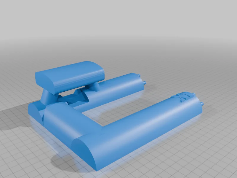 Anycubic Kobra X - Филаментный держатель и мусорная коробка