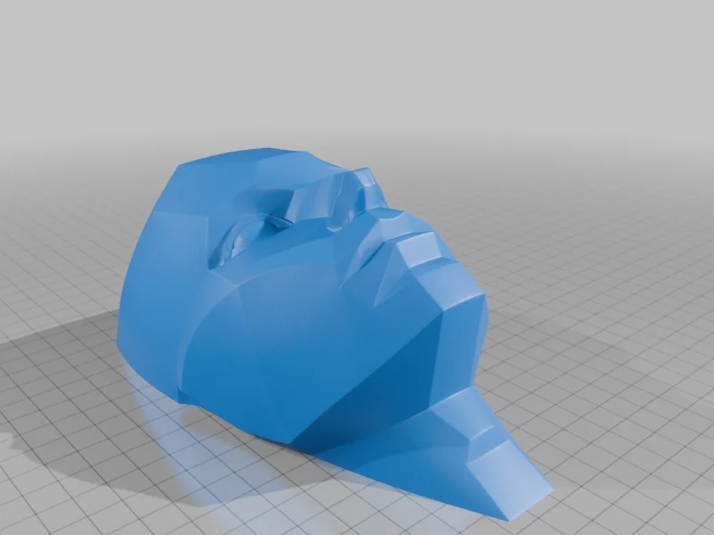3D Модель Головы Asaro для Печати