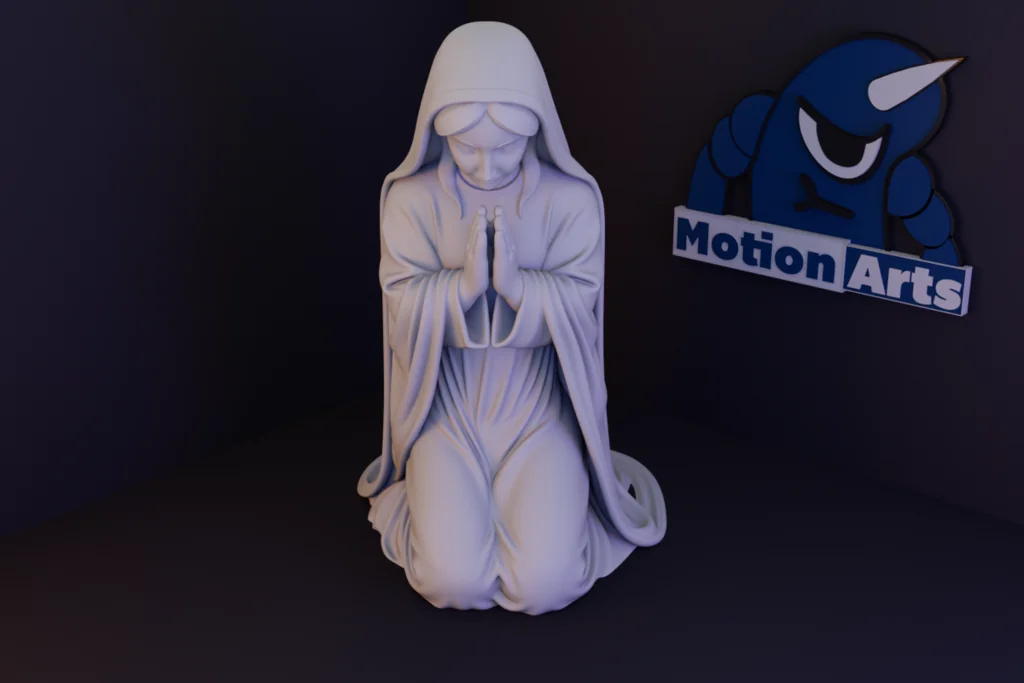 Статуя Непорочной Девы Марии в молитве