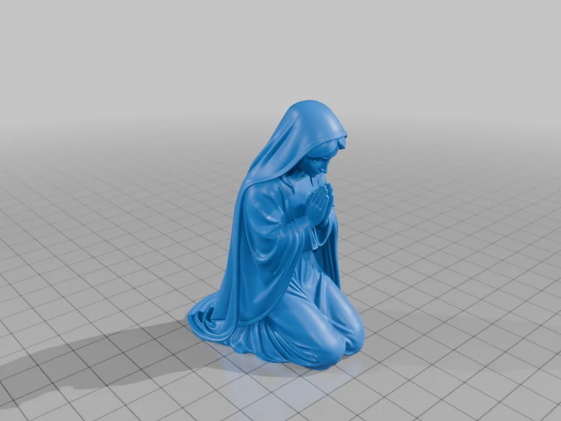 Статуя Непорочной Девы Марии в молитве