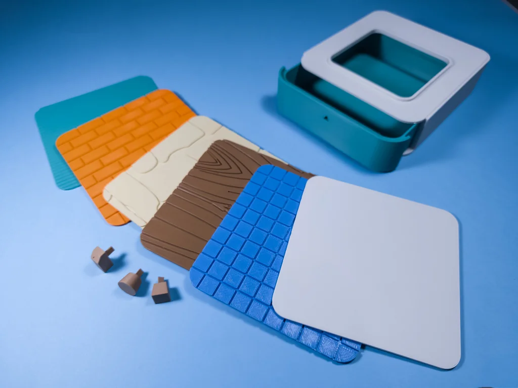 Подставка для карандашей с ящиком