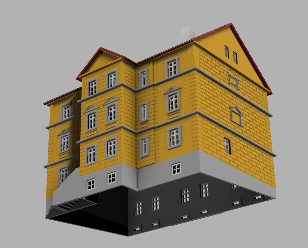 3D модель Городской дом - Либчицы, Летецкая STL