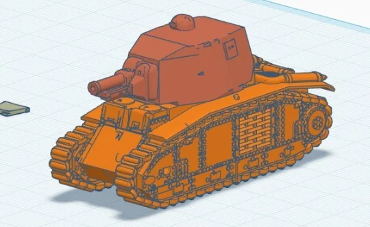 Модель танка Char B2