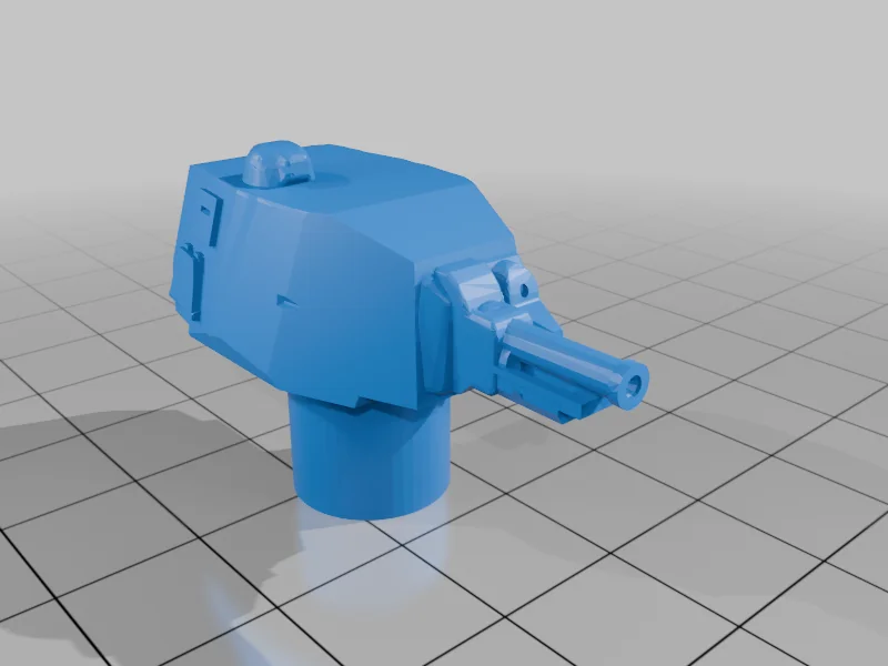 3D модель Char B2 Tank Model - фото 2