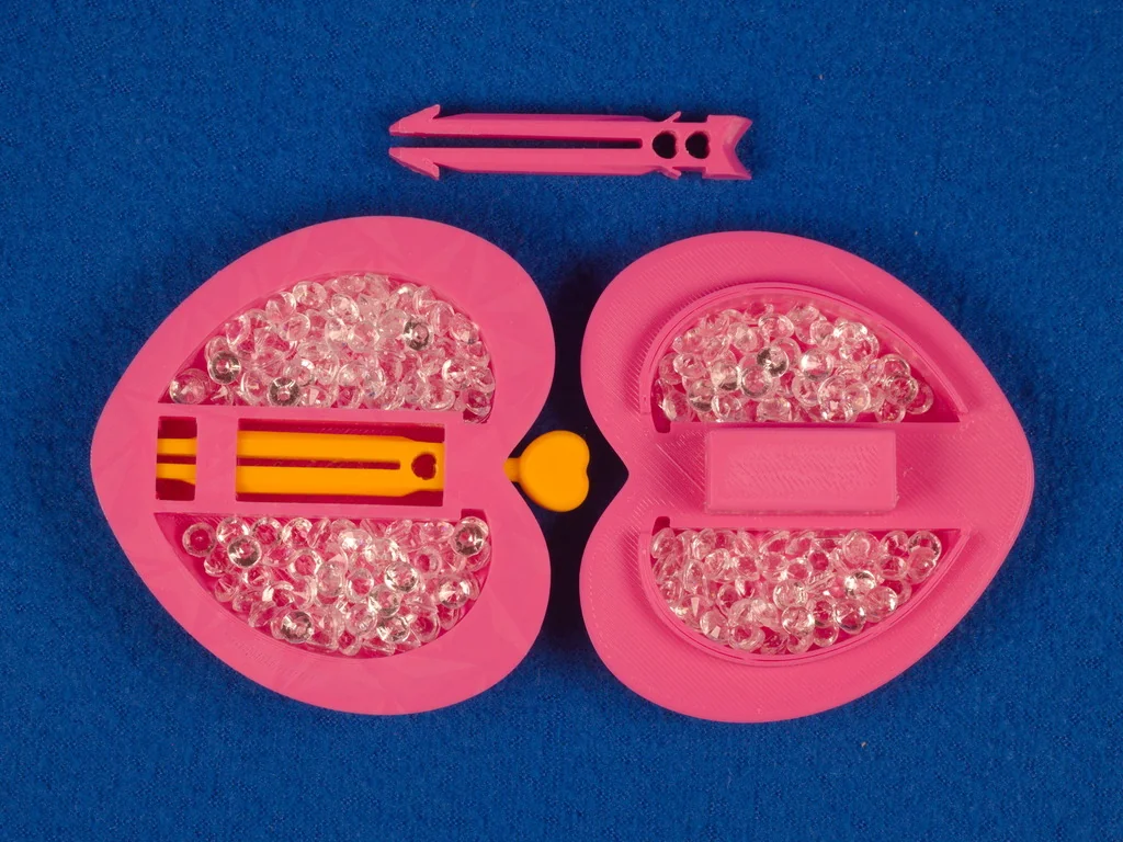 Сердце любви: замковая коробка для Валентина