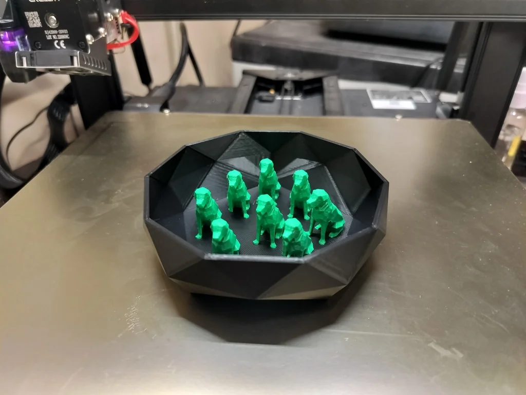 3D модель Низькополігонний піднос - фото 2