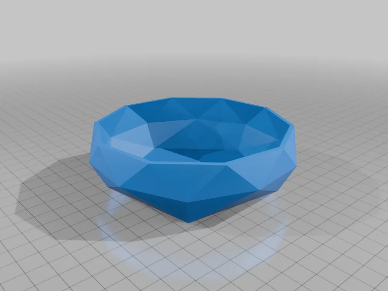 3D модель Низькополігонний піднос - фото 3