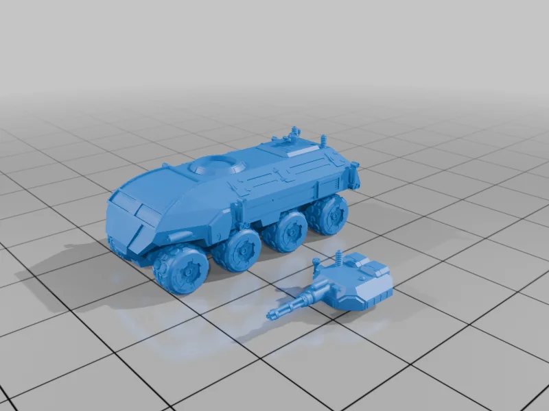 3D модель Malinois Armored Scout for Battletech - фото 2