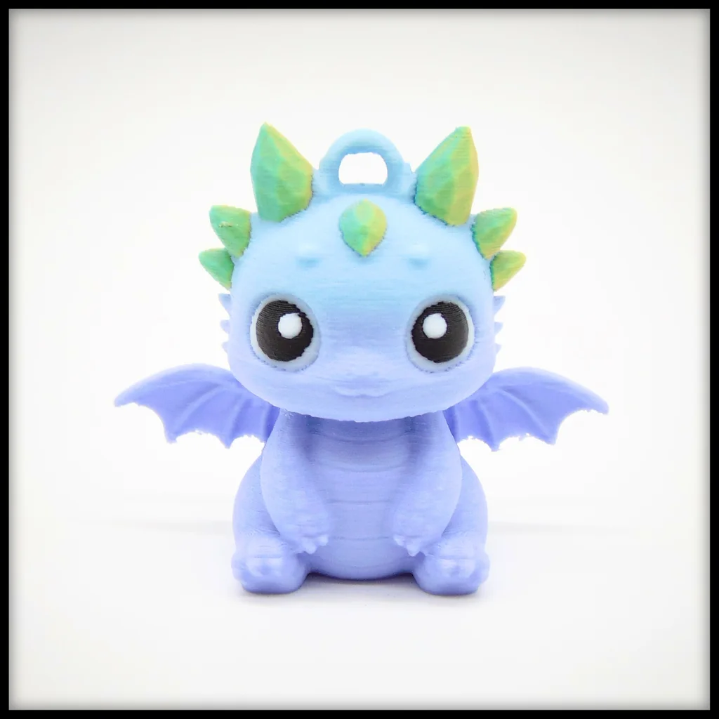 3D модель Crystal Baby Dragon Keychain - фото 2