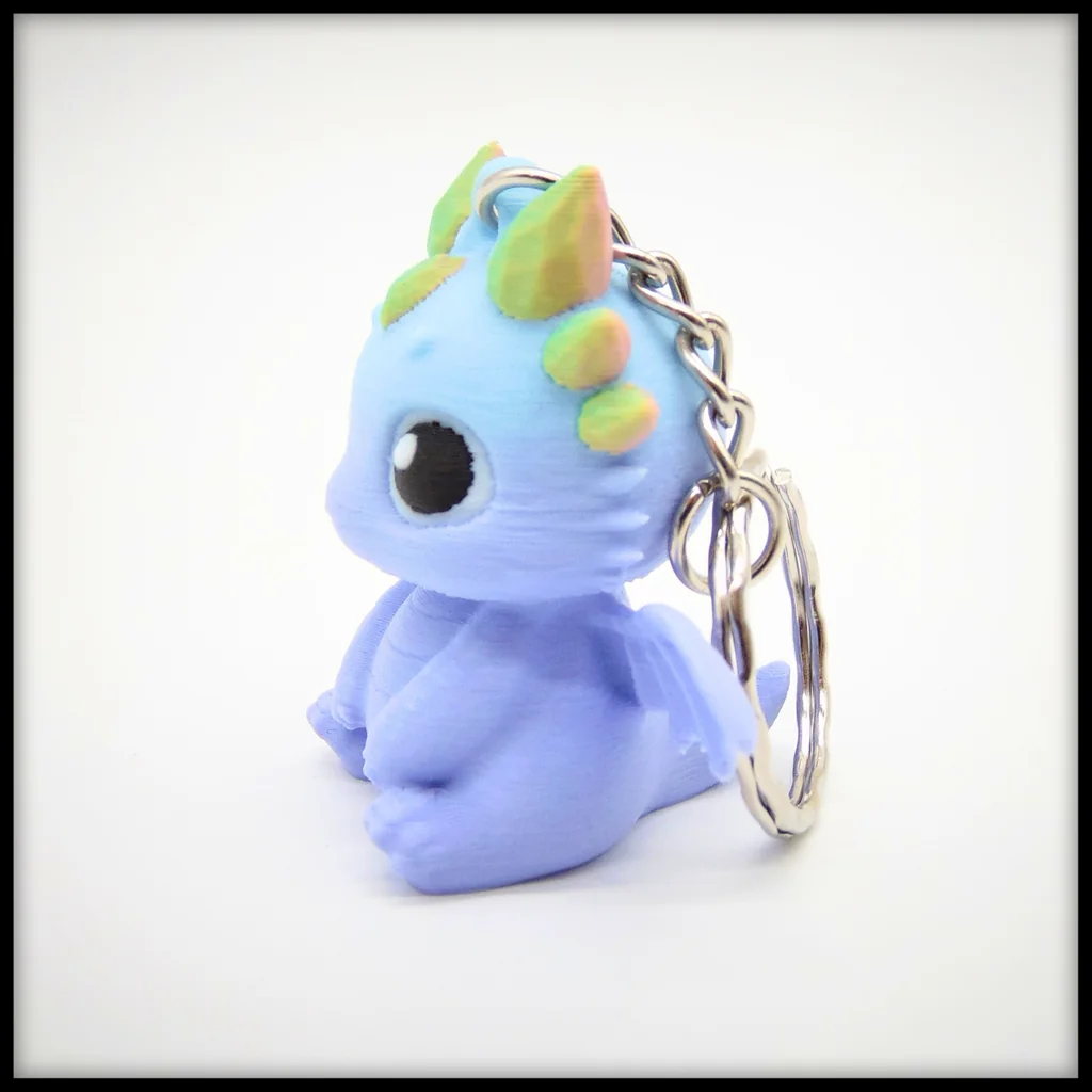3D модель Crystal Baby Dragon Keychain - фото 5