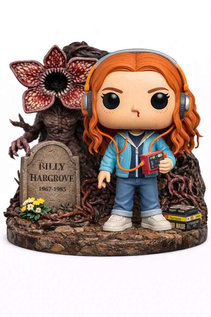 3D-модель Макс из Stranger Things