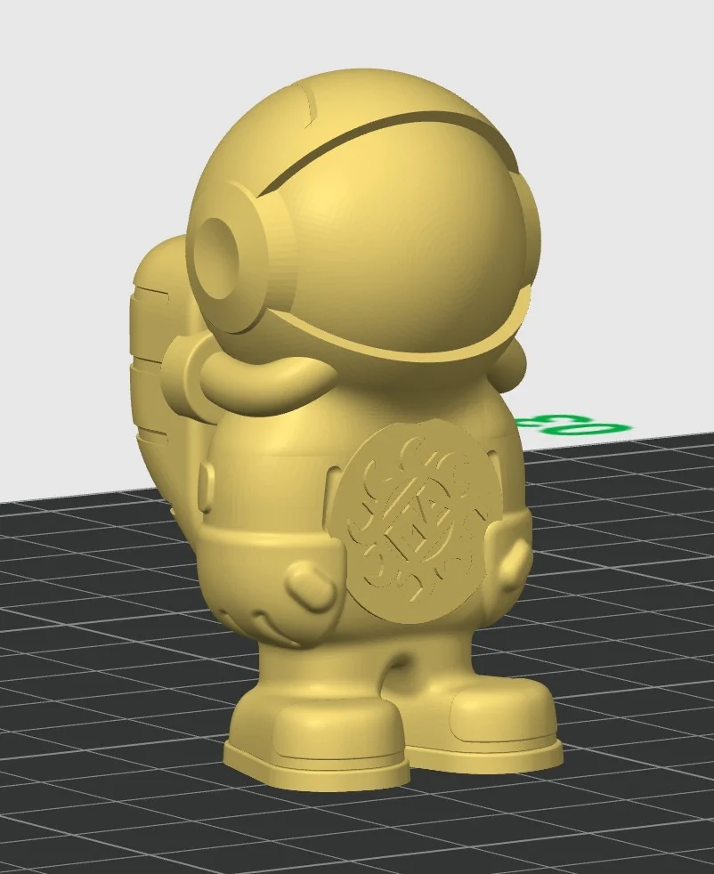 3D модель Astronaut Model for 3D Printing - фото 2