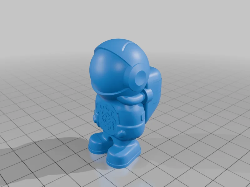 3D модель Astronaut Model for 3D Printing - фото 3