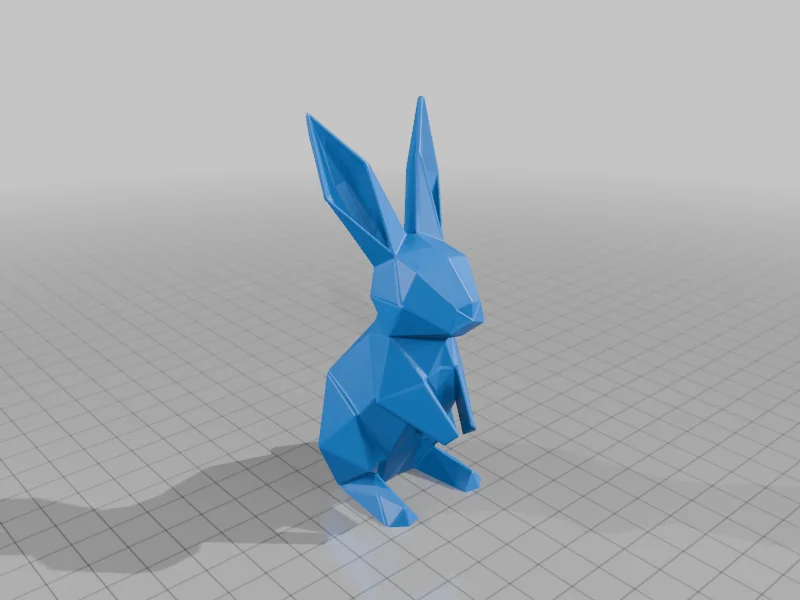 3D модель Origami Easter Bunny (STL Version) - фото 2