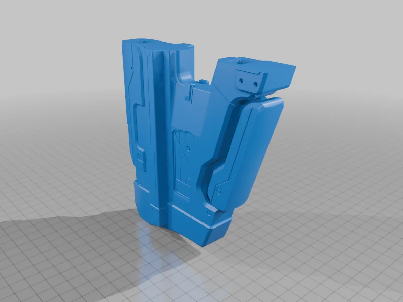 Модель винтовки Halo MA37C с квадратными штифтами